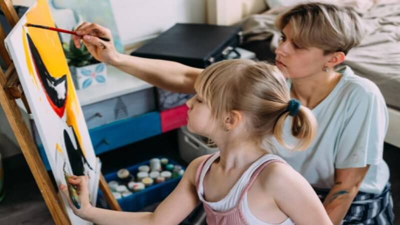 Paint by Number: A Bridge to Mindful Parenting and Lifelong Learning