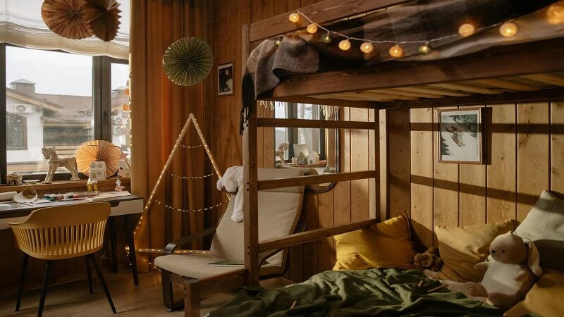 Space-Saving Hacks for Bedrooms with Bunk Beds