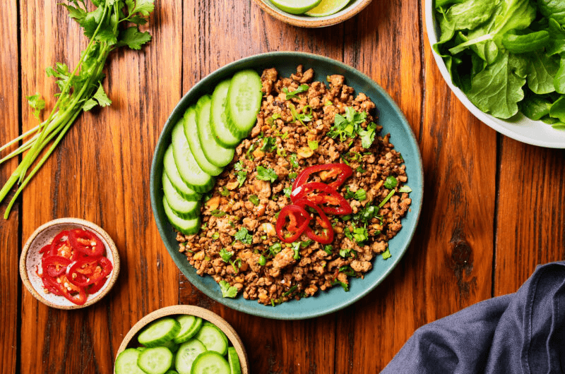 Spicy Chicken Lettuce Wraps