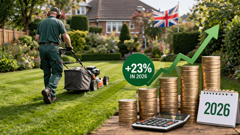 UK Lawn Care Costs Rise 23% in 2026