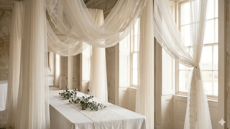 The Best Fabrics for DIY Wedding Decorations: A Guide to Elegant Minimalism