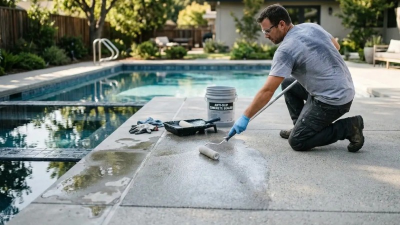 How Humidity Affects Pool Deck Surfaces in Houston