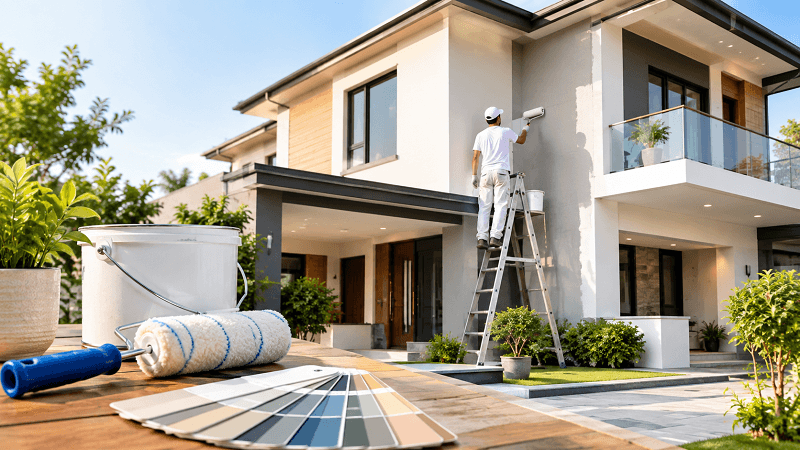 Residential Repainting: Cost-Effective Solutions for Upscale Properties