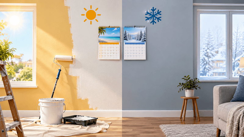 Everyone Paints in July. Your Walls Would Rather You Waited Until January