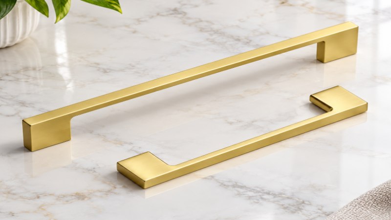 Enhance Your Interiors with Elegant Brushed Brass Handles