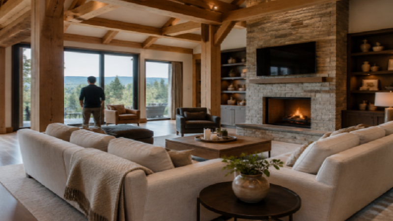 Transforming Rooms with Exposed Wood Posts and Beams